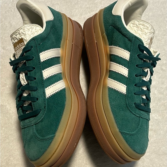 adidas Gazelle Bold Collegiate Green Gum Women's Size 7.5 IF7160 - Picture 4 of 8